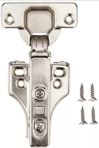 10 Amazon Basics AB-4019 Satin Nickel 105 Grad Soft-Close Face Frame Scharnier Neu - Bild 1 von 2