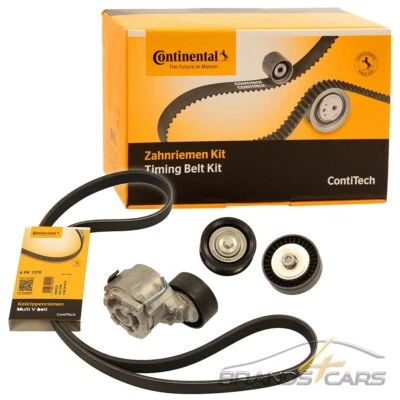CONTI KEIL-RIPPEN-RIEMEN-SATZ + SPANNER FÜR OPEL ASTRA H ZAFIRA B 1.9 CDTI - Bild 1 von 4