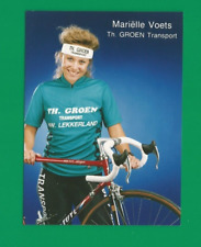 CYCLISME  PHOTO cycliste MARIELLE VOETS équipe TH GROEN TRANSPORT 1992