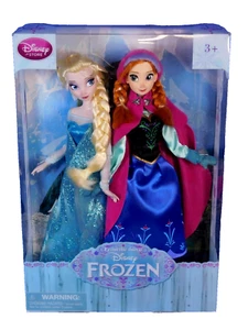 NEW Disney Store 12" Frozen Elsa & Anna 1ST Release Classic 2 Doll Princess Set - Picture 1 of 2