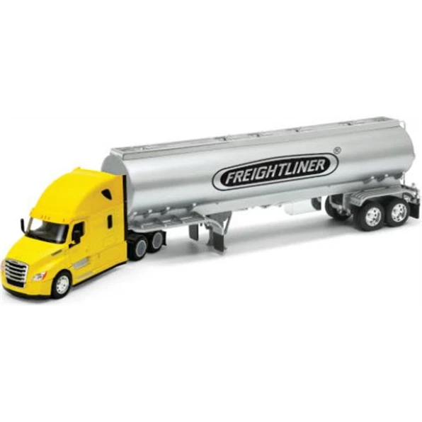 Welly 1:32 Scale Cascadia Freightliner Oil Tanker Yellow - Image 1 of 1