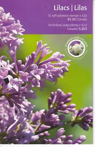Canada 2007 BK347 "LILACS" 10x0.52 Stamps Booklet MNH - Picture 1 of 1