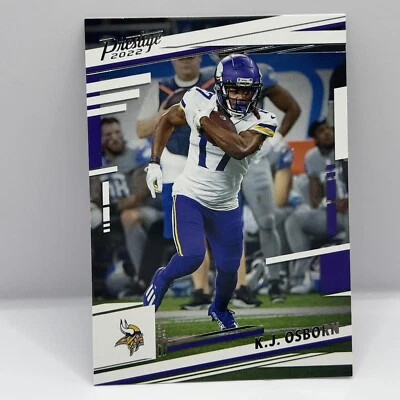 2022 Panini Prestige Football K.J. Osborn Base #194 Minnesota Vikings - Image 1 of 2