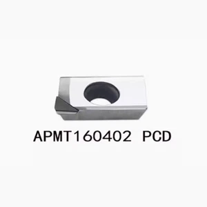4pcs APMT 160402 PCD Used for Aluminum Milling Inserts CNC Lathe APKT1604 PCD - Picture 1 of 6
