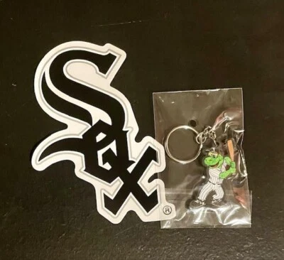 芝加哥 WHITESOX 汽车贴花和钥匙链 — 第 1/4 张图片