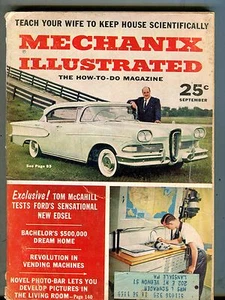Mechanix Illustrated Magazine September 1957 Tom McCahill Edsel 070517nonjhe - Imagen 1 de 1