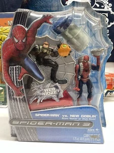 2006 SPIDER-MAN 3 VS NEW GOBLIN WITH WEB OOZE ACTION FIGURE SEALED NIB - Picture 1 of 11