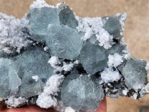Fluorita con Calcita, Mina San Martín Sombrerete Municipio Zacatecas México - Imagen 1 de 4