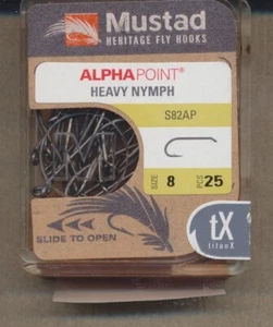 Mustad S82AP - heavy nymph - size 08 - quantity 25 - Picture 1 of 1