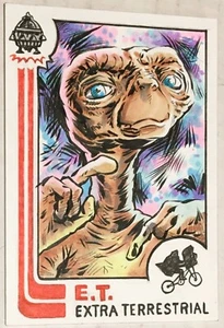 1982 Topps Original Art 1/1 E.T. Die außerirdische Skizze von Jason Crosby - Bild 1 von 2