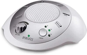 Máquina de sonido Homedics Soundsleep White Noise, plateada, sonido de viaje pequeño - Imagen 1 de 7