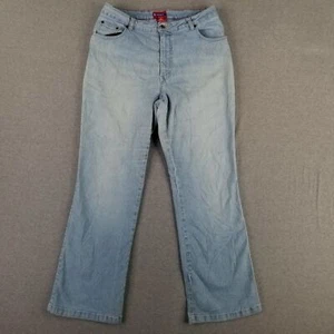 Vintage Westport Size 14 Jeans Classic Bootcut Light Wash Retro 90s - Picture 1 of 16