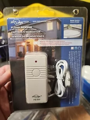 Skylink Flood Sensor - Works w/ Wireless Security System (FS-433W) NEW - Image 1 of 4