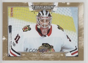 2017-18 Upper Deck Compendium Gold Anton Forsberg #652