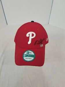 Signed New Era Hat BRETT OBERHOLTZER #34 Philadelphia Phillies Autograph 9FORTY