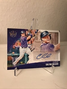 2022 Panini Diamond Kings - DK Signatures Purple #DKS-CW Colton Welker (AU, - Picture 1 of 2