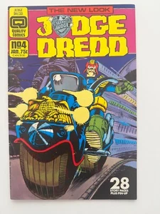 JUDGE DREDD # 4 - QUALITY COMICS 1987 Good Clean Copy - Picture 1 of 5