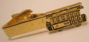 Powell Mason Cable Car Vintage Tie Bar Clip san francisco street car fisherman - Picture 1 of 3