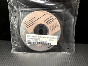 Microsoft Office Mac 2004 Professional Ed 2 CD Service Pack 2 licence volume - Photo 1/2