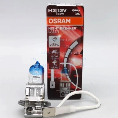 欧司朗 H3 Night Breaker 激光 64151NL 12V55W +150% 灯 +150米 头灯 — 第 1/4 张图片