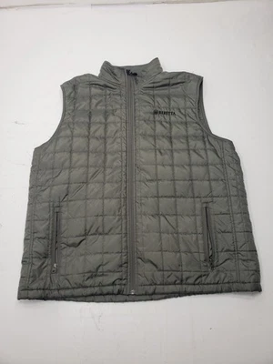 Beretta Men’s Green Quilted Vest Fleece Lined Outdoor Hunting Embroidery Size XL - Image 1 of 4