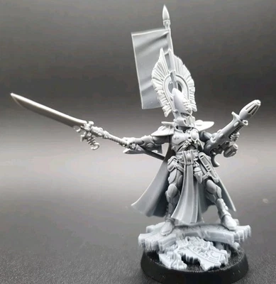 Aeldari Eldar Autarch equipped with Dragon Fusion Gun Star Glaive Warhammer 40k  - Image 1 of 4