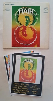 HAIR - Original Broadway Cast Recording LP 1968 RCA LSO-1150 W/EXTRAS  - Image 1 of 4