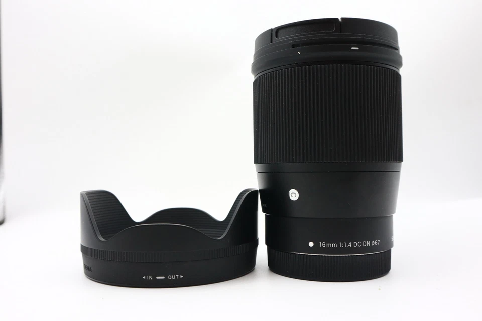Sigma 16mm f/1.4 DC DN Contemporary for Canon EF-M Lens and Lens Hood - Image 1 of 4
