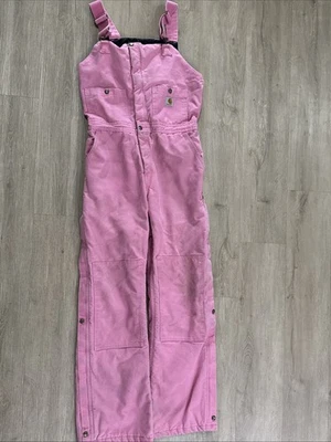 Vintage PINK Carhartt Insulated Overall 8X32 - Image 1 of 4