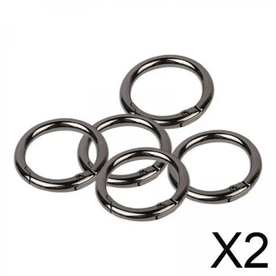 2x 5x Spring Rings Buckles Leather Bag Buckles Purse Tote Connector DIY Bags - Image 1 of 4
