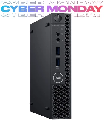 Dell 3070 MICRO COMPUTER PC i5 9th Gen UP TO 32GB 2TB M.2 NVME WIN 10/11 WIFI BT - Image 1 of 4