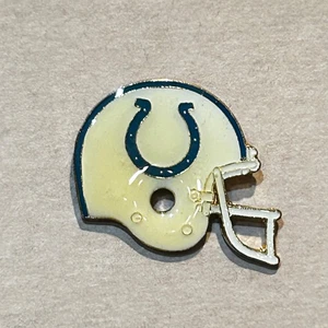 Spilla bavero logo casco NFL Indianapolis Colts 1985 vintage da collezione 1 x 1" - Foto 1 di 1