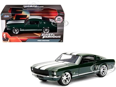 SEAN'S FORD MUSTANG DARK GREEN "FAST & FURIOUS" 1/32 DIECAST MODEL BY JADA 99519 - Image 1 of 4