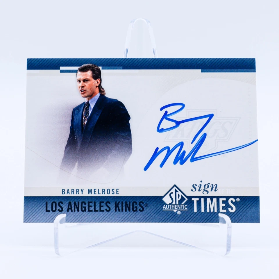 2010-11 SP Authentic Sign of the Times Barry Melrose Auto #SOT-BM - Image 1 of 2