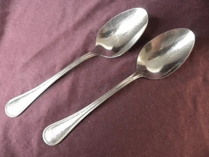 STRATFORD 2 Oval Soup / Place Spoons Cuisinart 18/10 Stainless Steel KOREA - Picture 1 of 3