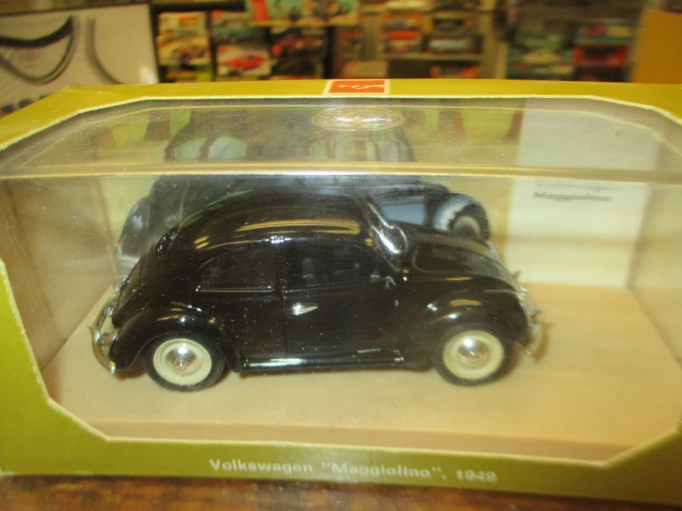 RIO DIECAST 1/43 VOLKSWAGEN BEETLE MAGGIOLINO 1949 Negro Foto 1 de 3