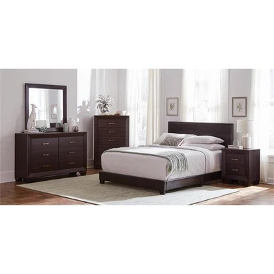 Dorian 4-piece Twin Bedroom Set Dark Cocoa - Image 1 of 4