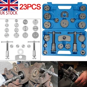 23pc Brake Caliper Rewind Tool Set Kit Wind Back Piston Car For VW Ford Vauxhall - Picture 1 of 12