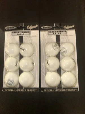 Connecticut Huskies Ping Pong Balls 2 Sets of 6 New In Package NCAA Licensed - Image 1 of 3