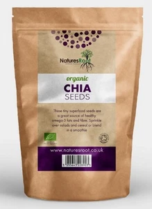 Semillas de chía orgánica raíz Natures - 60 g | 125 g | 250 g | 500 g | 1 kg - Imagen 1 de 10
