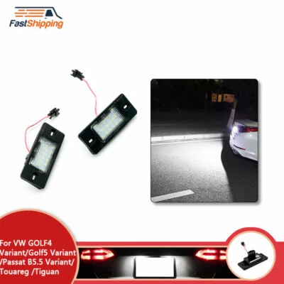 Per Vw Bora | Golf 4+5 Variant | Passat ILLUMINAZIONE TARGA LED  - Immagine 1 di 4