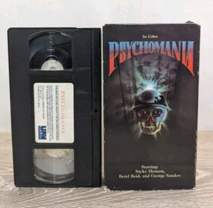 PSYCHOMANIA (VHS, 1971) TESTED Rare 80s Horror - Picture 1 of 5