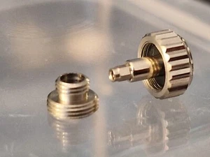 Corona Crown 6,00 mm. in acciaio con tubo compatibile per Datejust GMT-Master - Foto 1 di 12