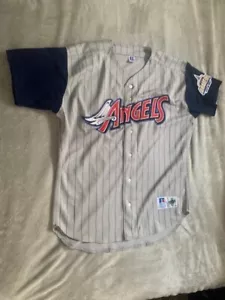 Vintage Anaheim Angels Russell Athletic Diamond Collection Jersey Sz 48 USA Made - Picture 1 of 4