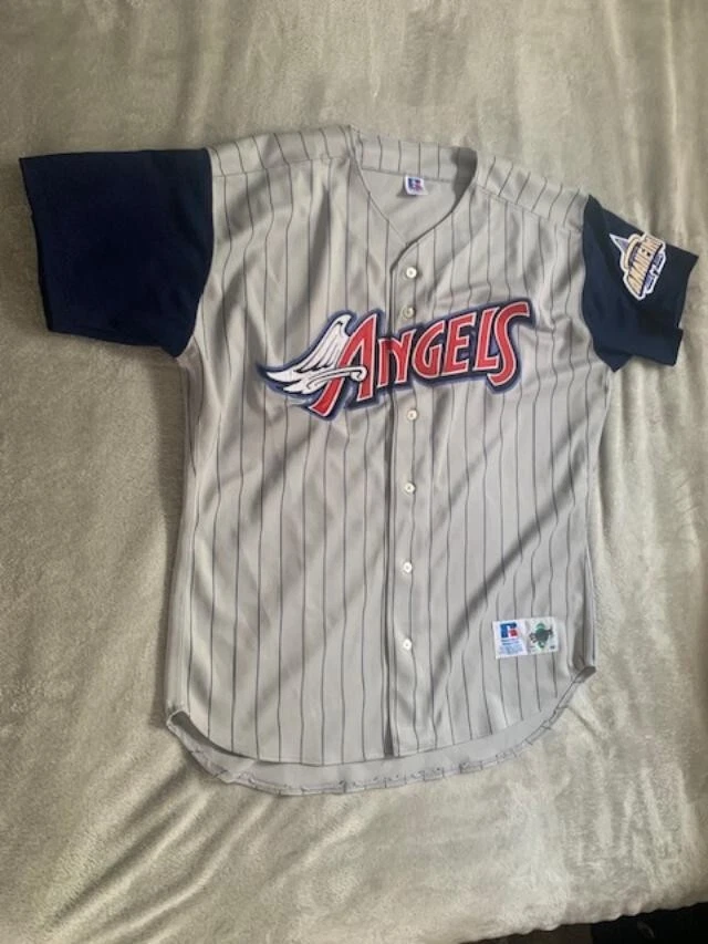 Vintage Anaheim Angels Russell Athletic Diamond Collection Jersey Sz 48 USA Made - Image 1 of 4