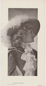 1906 Henrietta Crosman 6x12 Vintage Printed Photo of Actress - Picture 1 of 2