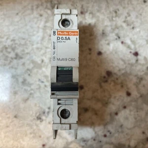 MERLIN GERIN C60 D0,5A 240V EINPOLIGER SCHUTZSCHALTER - Bild 1 von 4