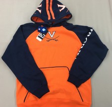 VIRGINIA CAVALIERS Adidas Fleece Pullover Hoodie Adult Small NWT 60.00 MSRP 