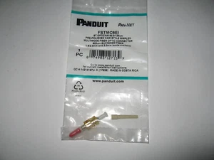 Panduit FSTMC6EI Opticam ST Simplex OM1 Multimode 62.5 Fiber Cam Connector - Picture 1 of 1