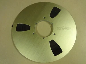 10" (26,50 CM) GOLD METAL REEL TAPE REVOX IN ORIGINAL BOX #152 - Picture 1 of 4